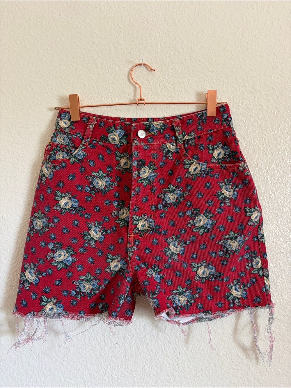 Vintage floral 90’s Bongo Jean Shorts